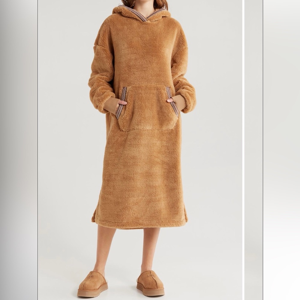 UGG Long Tan Teddy Jacket
